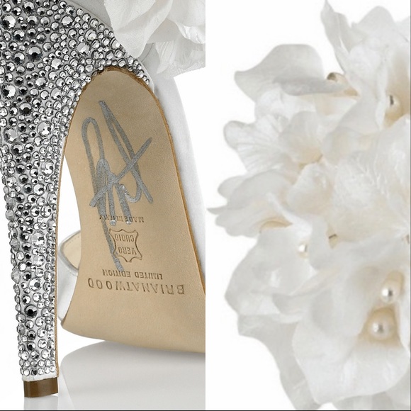 🇺🇸🇺🇦Signed by Brian Atwood Aurora bridal sandals - Picture 3 of 9